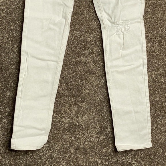 BP. Men's White Distressed Skinny Jeans Size 32 Stretch Denim - Picture 3 of 14